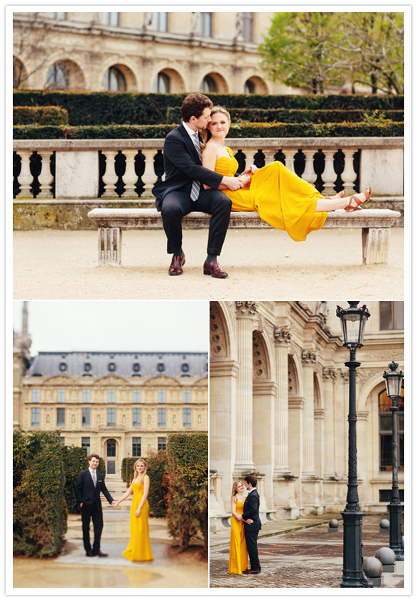 louvre engagement session