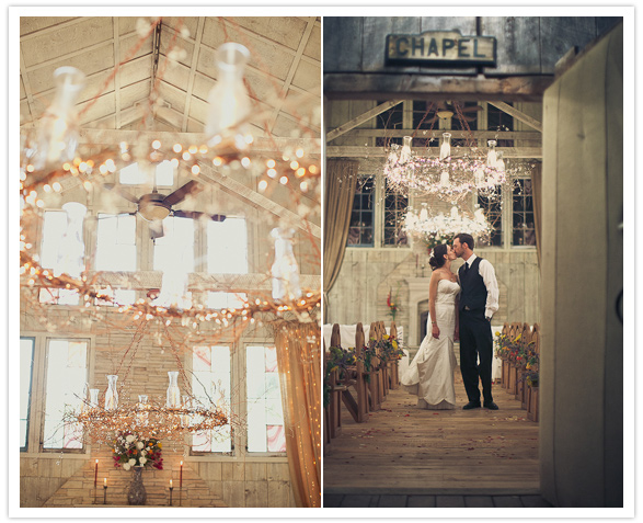 rustic barn ceremony