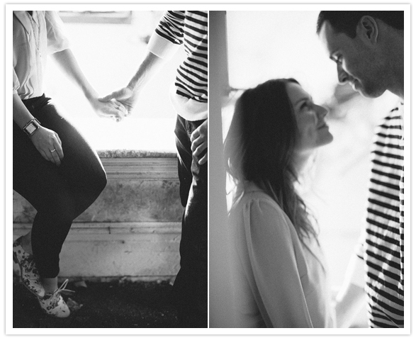sweet engagement session