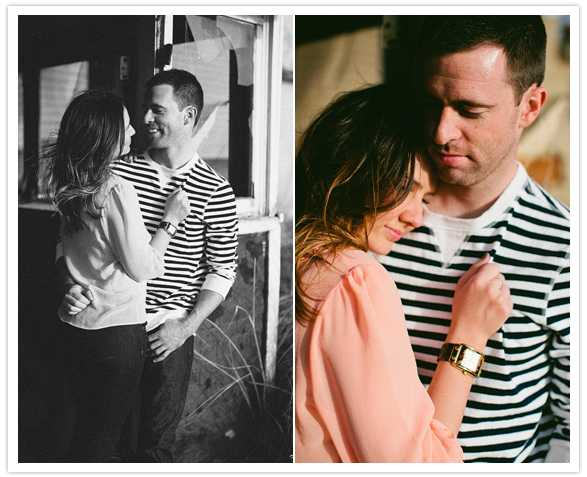 romantic engagement session