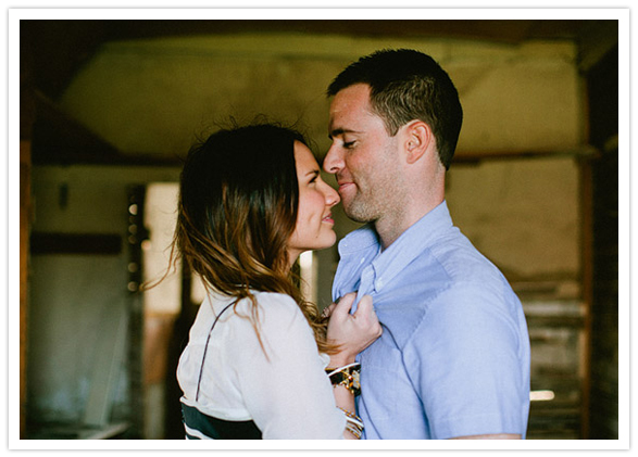 rustic engagement session