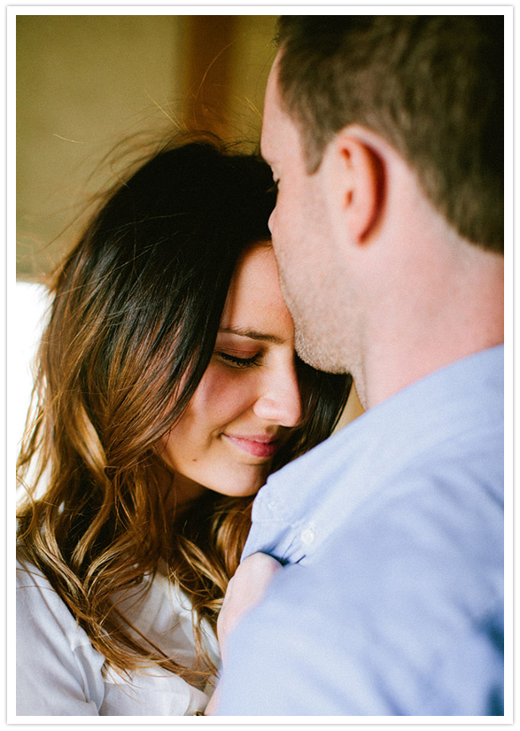 sweet engagement session