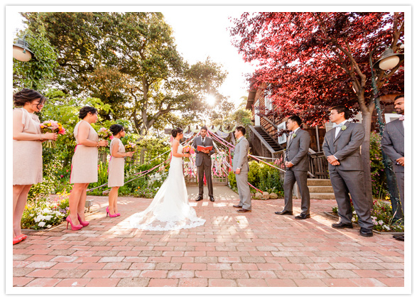 Los Altos History Museum wedding ceremony Los Altos History Museum wedding ceremony