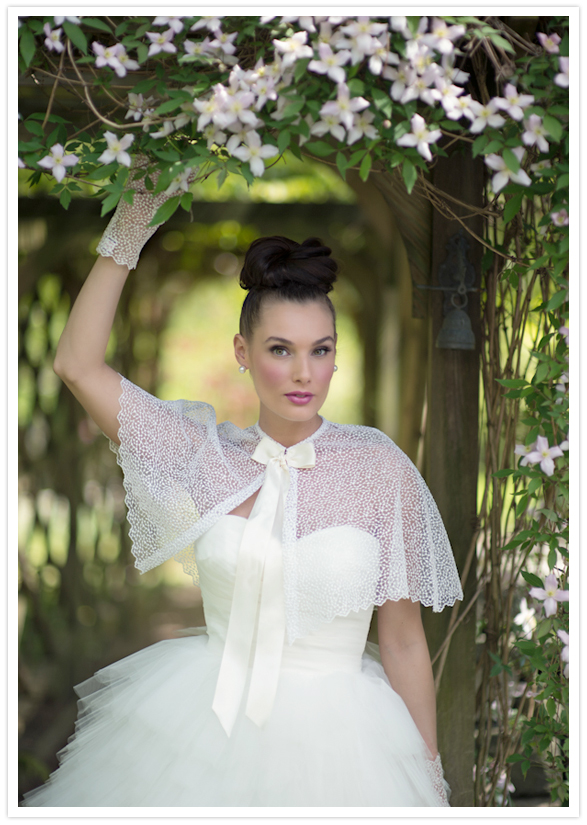 sheer lace caplet and gloves sheer lace caplet and gloves