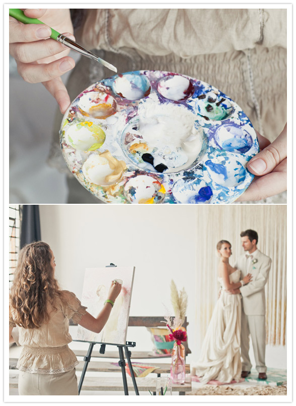 custom bride and groom painted portrait custom bride and groom painted portrait