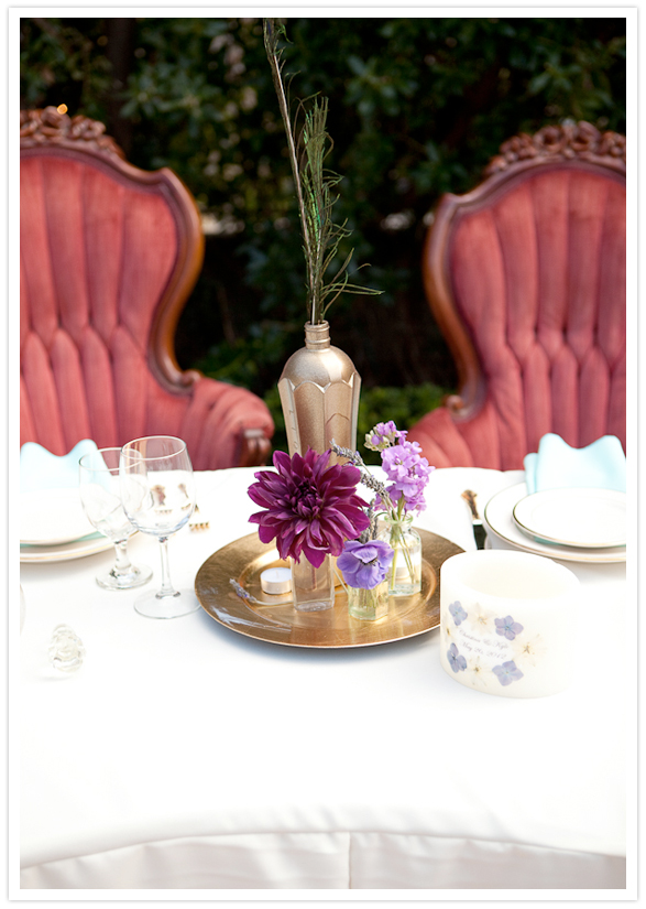 bride and groom's table bride and groom's table