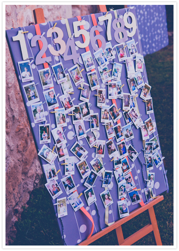 escort card polaroid board escort card polaroid board