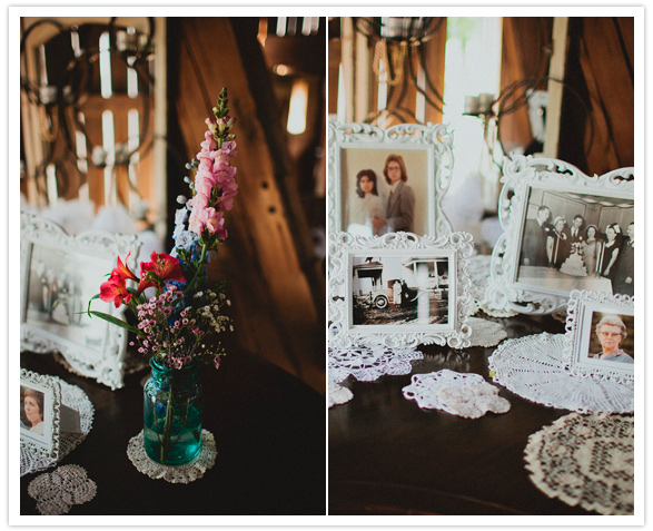 bride and groom family picture table bride and groom family picture table