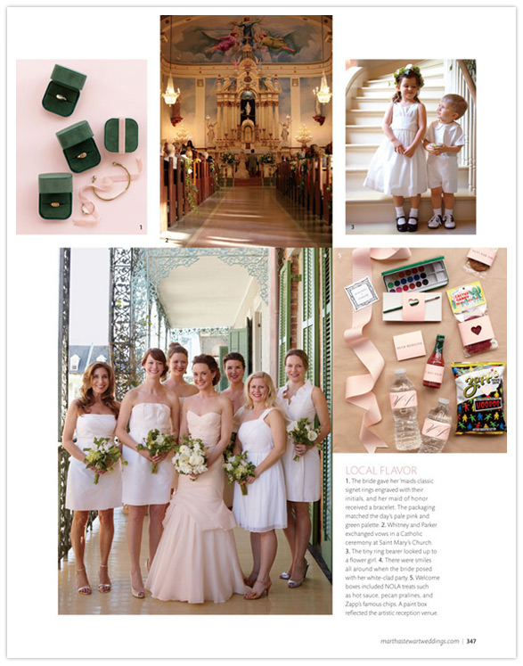 martha stewart weddings Fall 2012