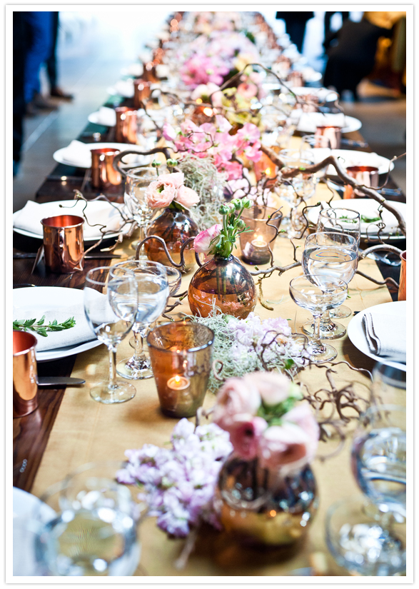 pastel floral and branch centerpieces pastel floral and branch centerpieces