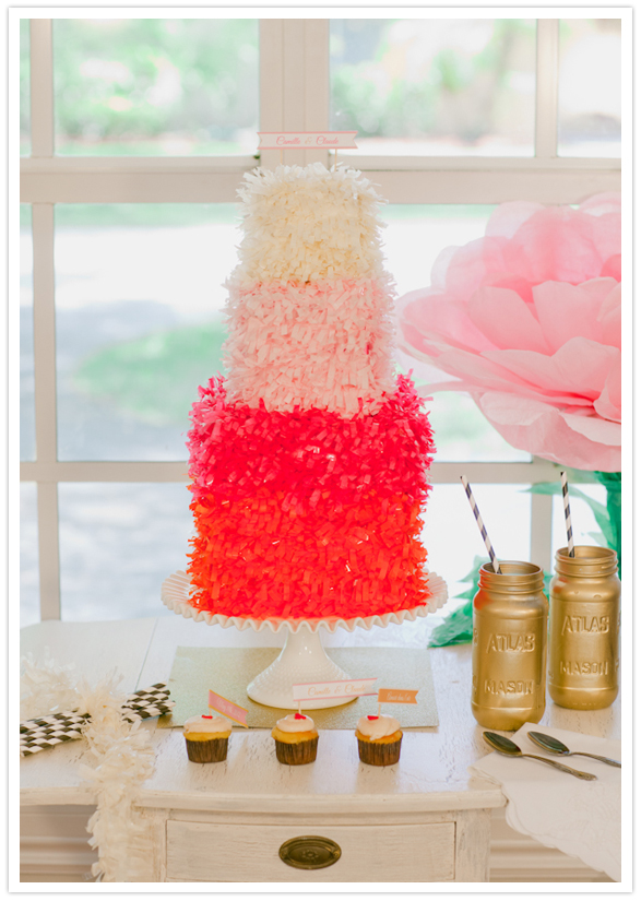 paper confetti style cake paper confetti style cake