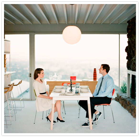 vintage 50s style engagement session vintage 50s style engagement session