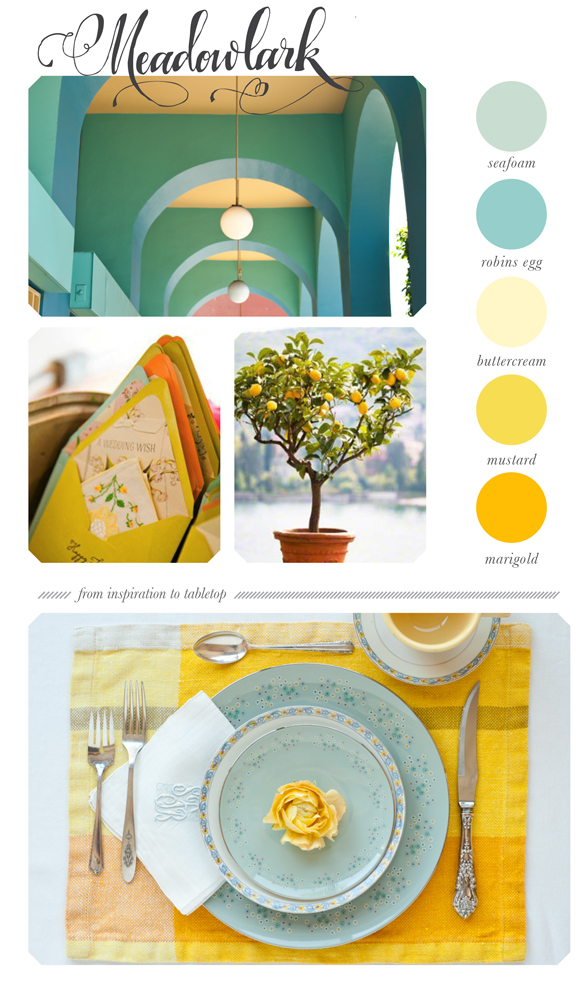 Summer meadow tabletop inspiration Summer meadow tabletop inspiration