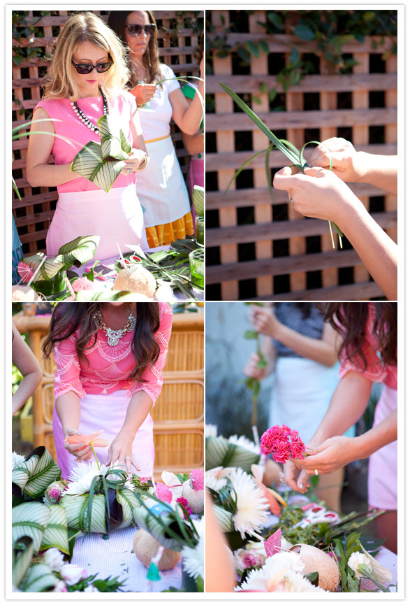 tropical bridal shower flower class tropical bridal shower flower class