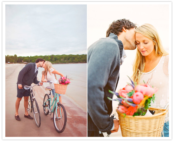 ocean-side bike ride