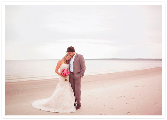 ocean-side wedding
