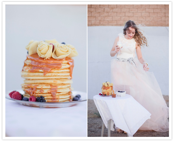crepe roses, warm caramel, and berry topped pancakes crepe roses, warm caramel, and berry topped pancakes