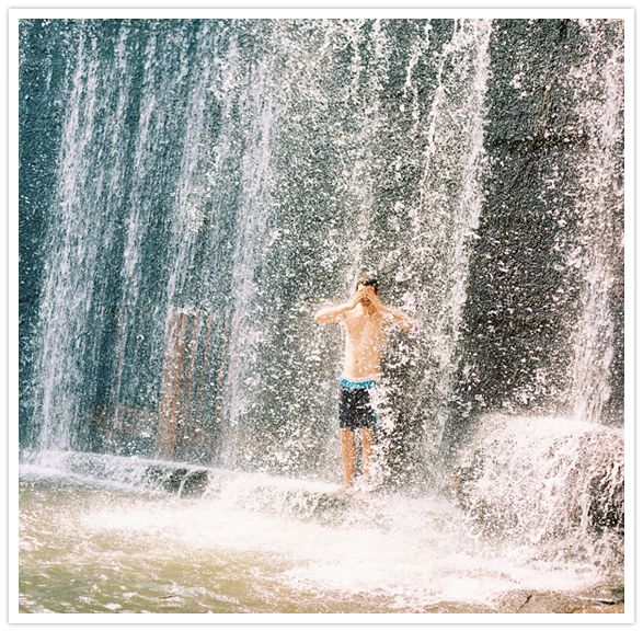 waterfall shower