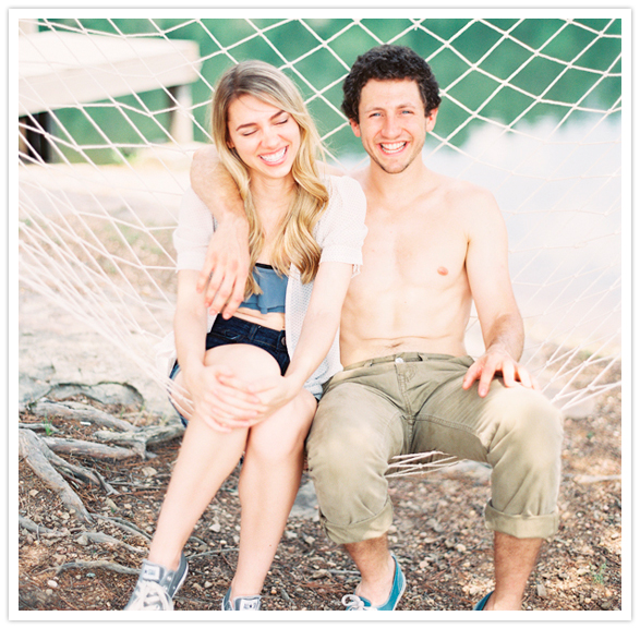 hammock engagement session