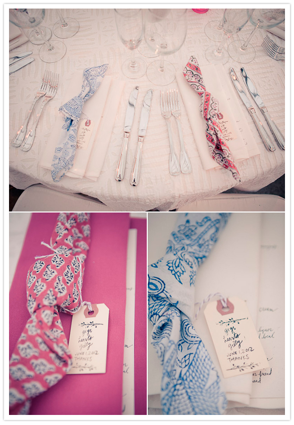 bandana-style table linens bandana-style table linens