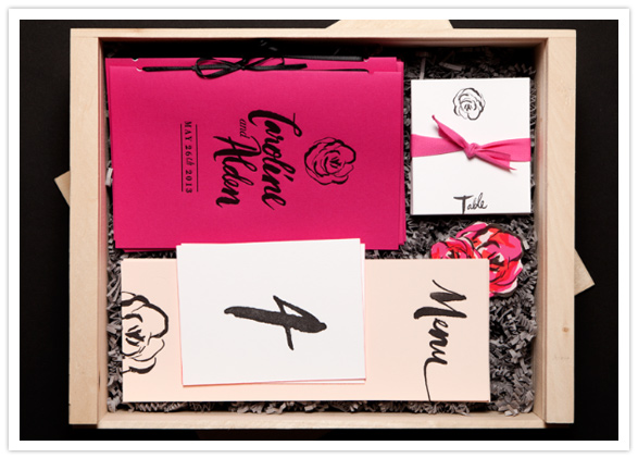 The Rose Day-Of Kit, Ladyfingers Letterpress The Rose Day-Of Kit, Ladyfingers Letterpress