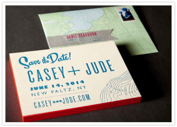 Scout Save the Dates, Ladyfingers Letterpress Scout Save the Dates, Ladyfingers Letterpress