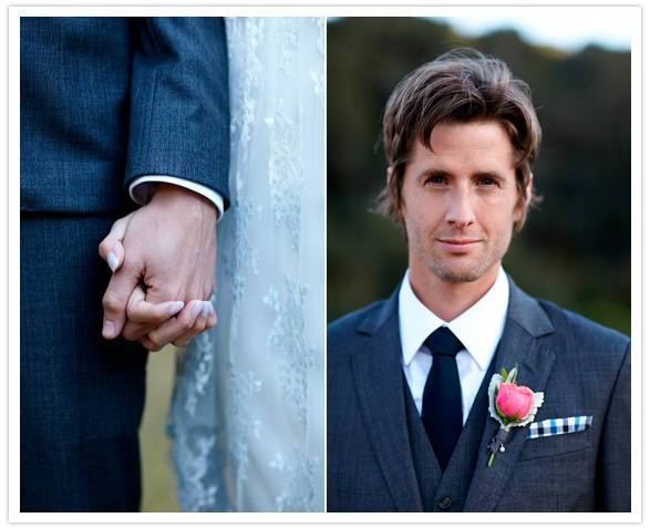 pink rose boutonniere and checkered pocket square pink rose boutonniere and checkered pocket square