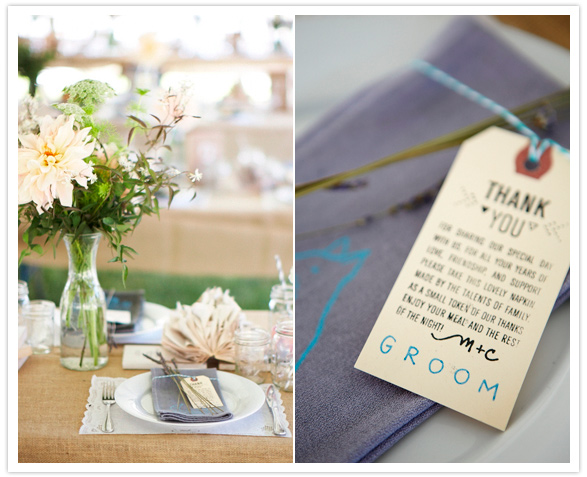 Emma Goo illustrated linen napkins and custom tag Emma Goo illustrated linen napkins and custom tag