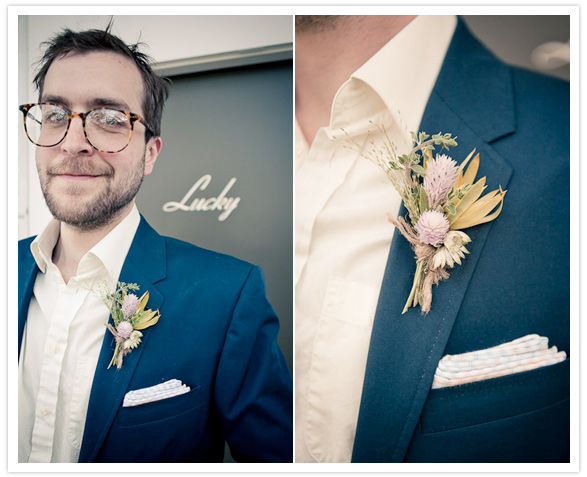 purple and yellow boutonniere purple and yellow boutonniere