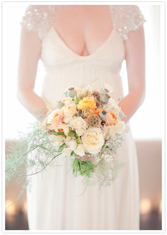 white and peach rose and peony bouquet white and peach rose and peony bouquet
