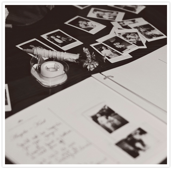 polaroids and guest book polaroids and guest book