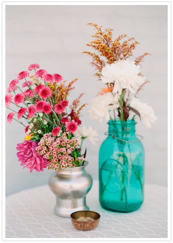 wild flower centerpieces