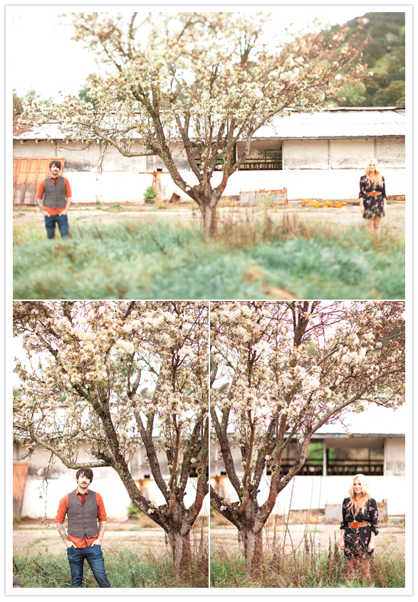 outdoor prairie engagement session