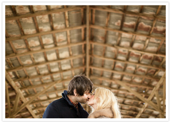 barn engagement session