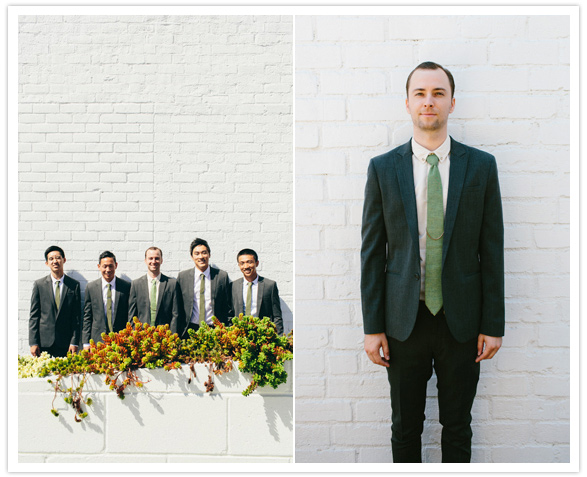 groom's green bow tie and suit groom's green bow tie and suit