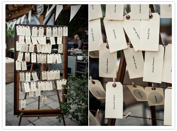 hanging tag escort cards hanging tag escort cards