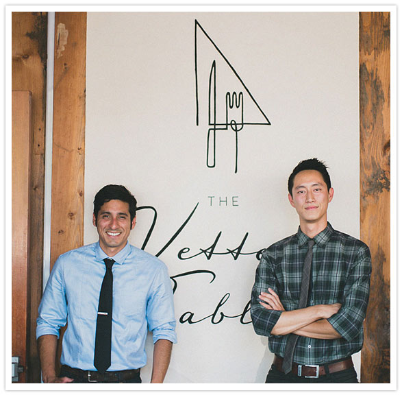 Juan and Kevin of The Vetted Table Juan and Kevin of The Vetted Table