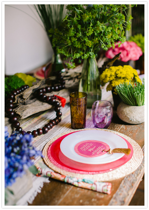 colorful tablescape colorful tablescape