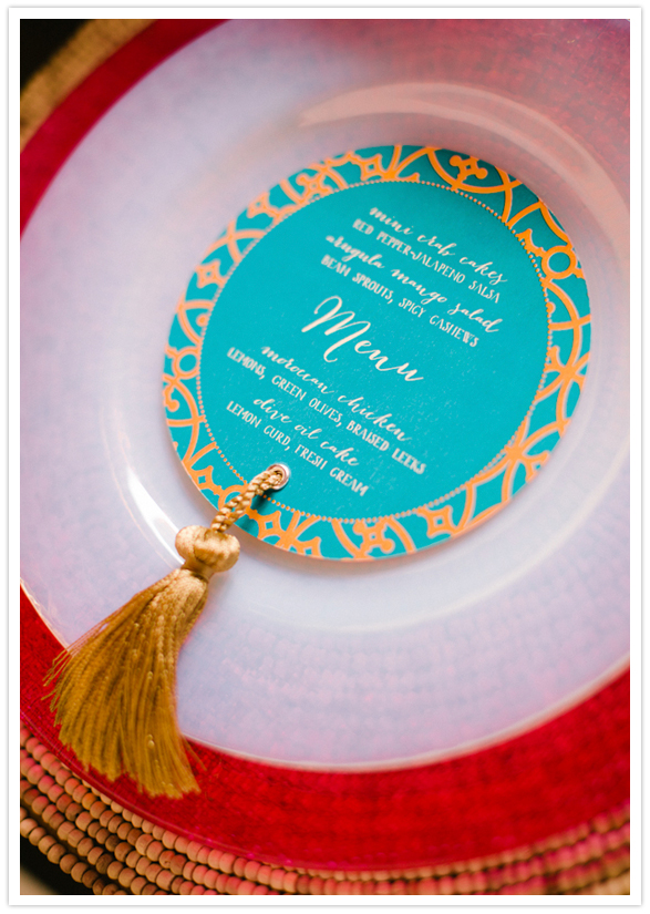 coaster style table menus and gold tassels coaster style table menus and gold tassels