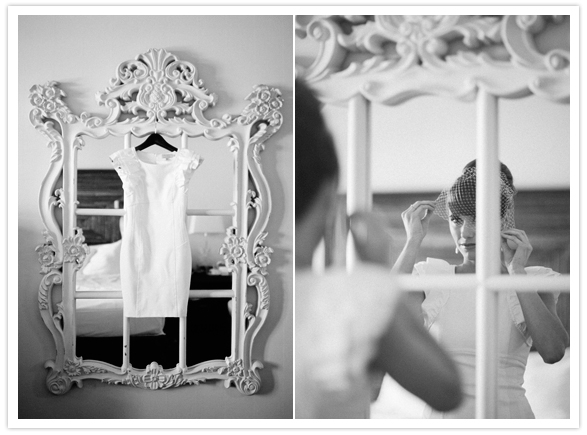 Ted Baker white ruffle-sleeved dress