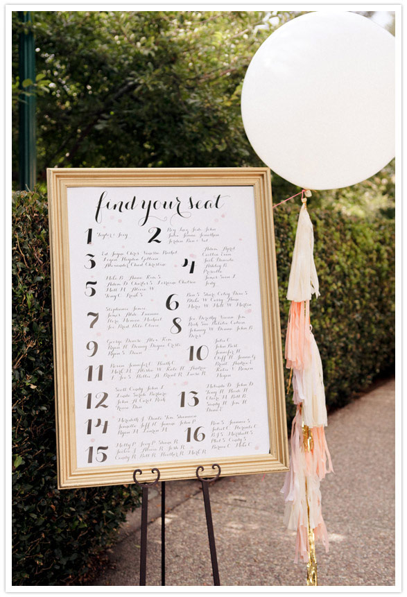 escort card frame escort card frame