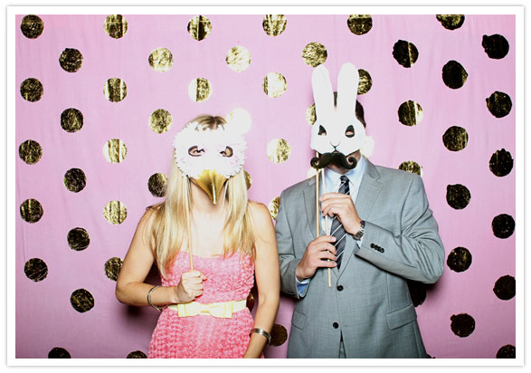 pink and gold polka dot photo booth pink and gold polka dot photo booth