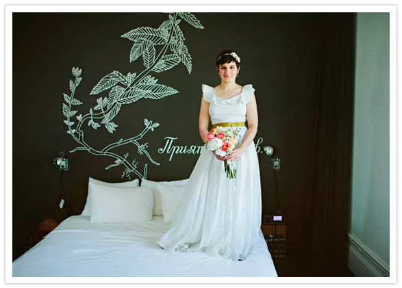 Vintage (1930s) wedding dress from Etsy at The Ace Hotel, Portland OR Vintage (1930s) wedding dress from Etsy at The Ace Hotel, Portland OR