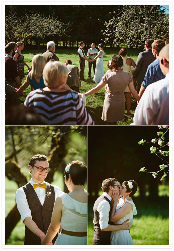 Howell Territorial Park, Sauvie Island wedding ceremony Howell Territorial Park, Sauvie Island wedding ceremony