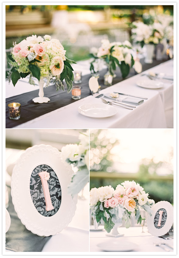 DIY vintage frame table numbers DIY vintage frame table numbers