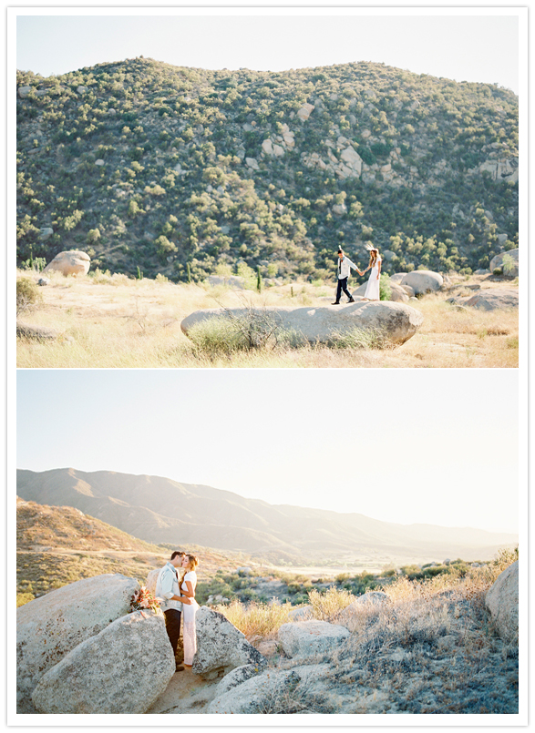southwestern prairie wedding portraits