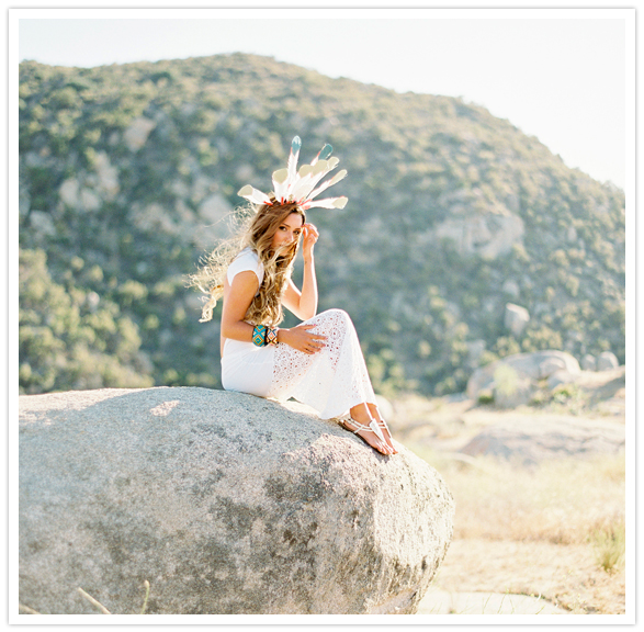 rock ledge portrait