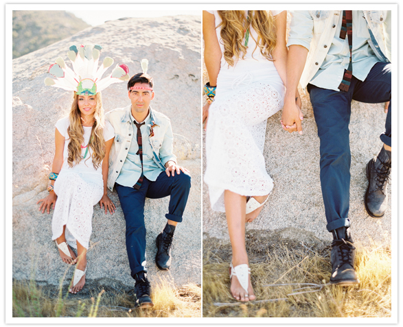 jean jacket, navy pants and boots and white eyelet maxi dress