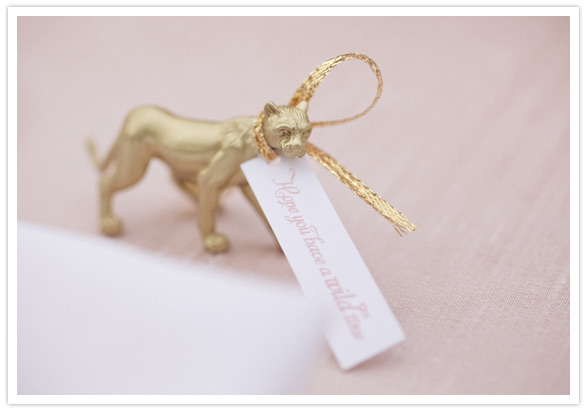 gold animal wedding favor gold animal wedding favor