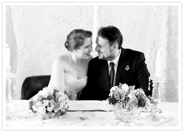 vintage 50s style wedding